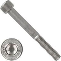 Болт (винт) с внутренним шестигранником и цилиндрической головкой DIN 912 М1,6х3 нержавеющая сталь А4